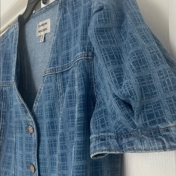 Denim Button-Down Dress - Picture 9 of 13